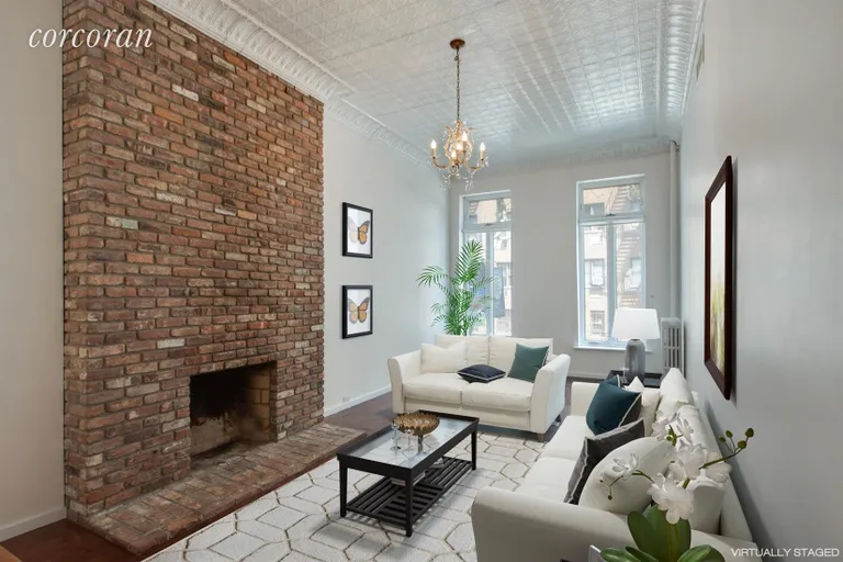 New York City Real Estate | View 114 Saint Marks Place, 1-2 | Living Room | View 10