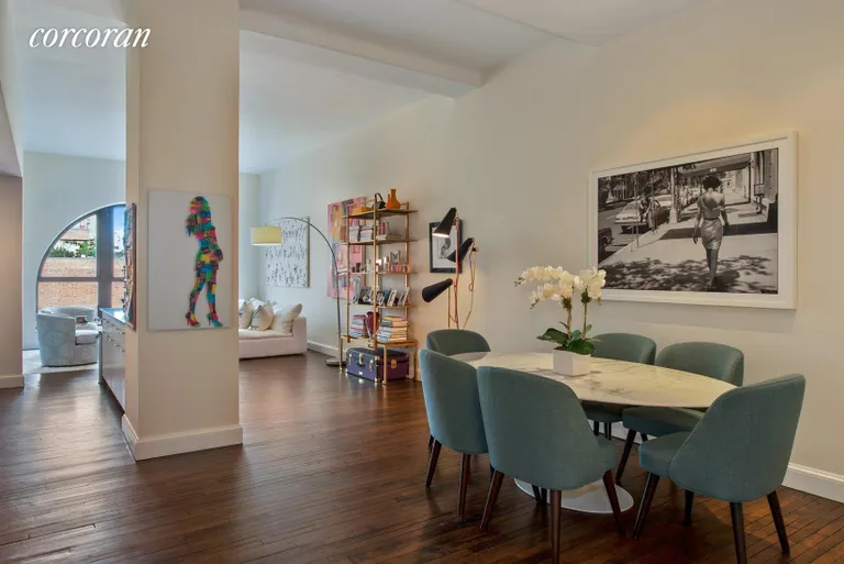 New York City Real Estate | View 65 West 13th Street, 9E | Dining area in great room | View 10