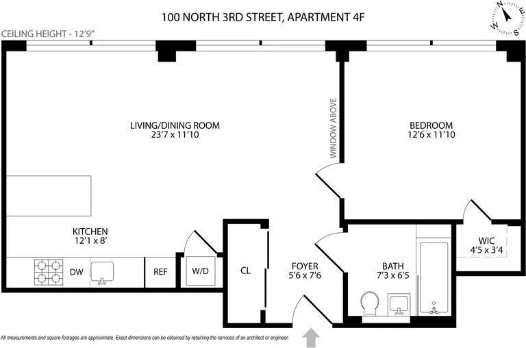 100 North 3rd Street, 4F | floorplan | View 9