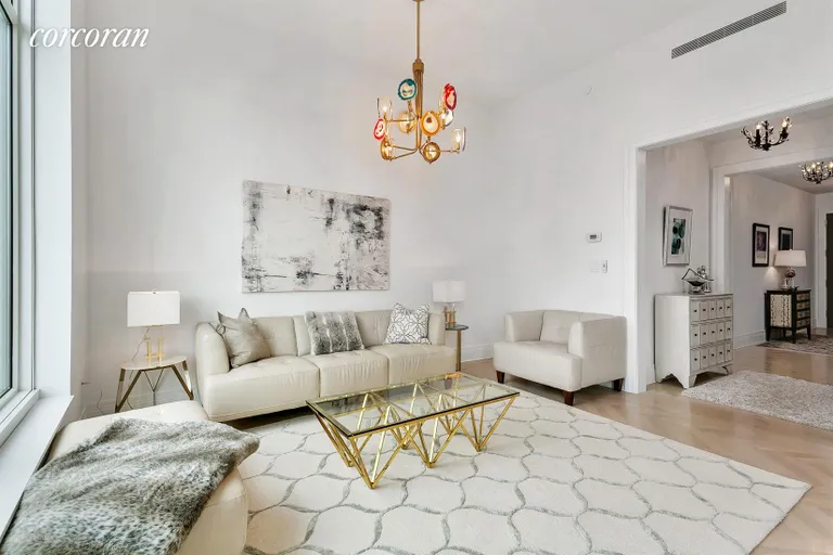 New York City Real Estate | View 30 Park Place, 40E | Living Room | View 4