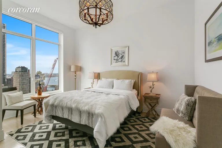 New York City Real Estate | View 30 Park Place, 40E | Master Bedroom | View 6