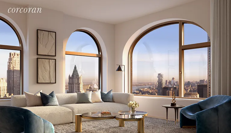 New York City Real Estate | View 130 William Street, 37E | 3 Beds, 3 Baths | View 1