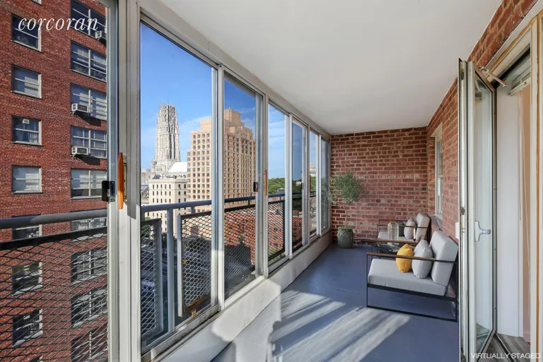 New York City Real Estate | View 100 La Salle Street, 15F | Enclosed Terrace | View 5
