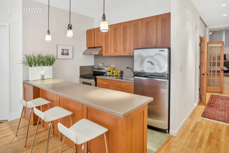 New York City Real Estate | View 149 Mercer Street, 2 | Kitchen with island | View 3