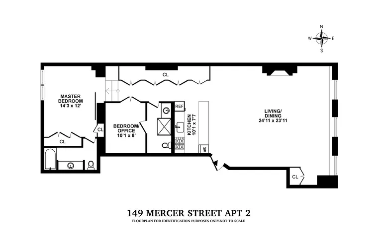 149 Mercer Street, 2 | floorplan | View 7