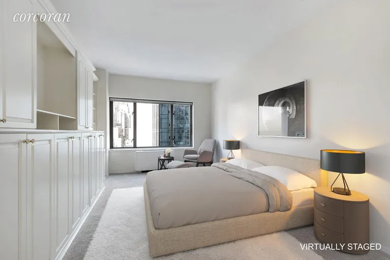 New York City Real Estate | View 200 East 57th Street, 11N | Master Bedroom | View 4