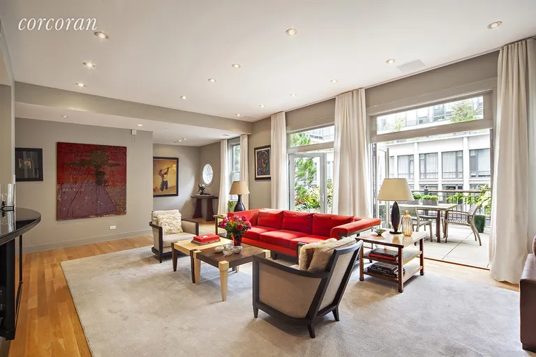 New York City Real Estate | View 136 West 22nd Street, PH1 | Light-filled and adjacent to Front Terrace | View 4