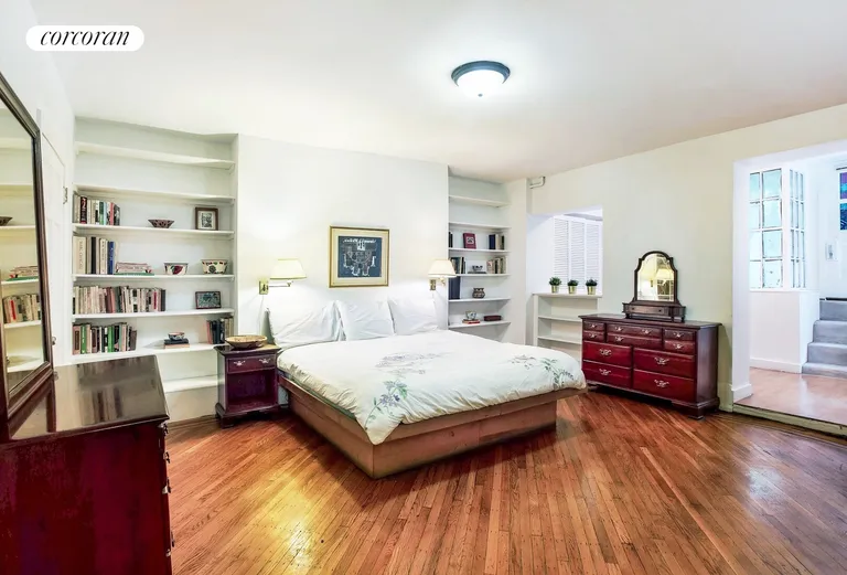 New York City Real Estate | View 169 Hicks Street | Garden level bed w/ dressing room + garden access | View 11