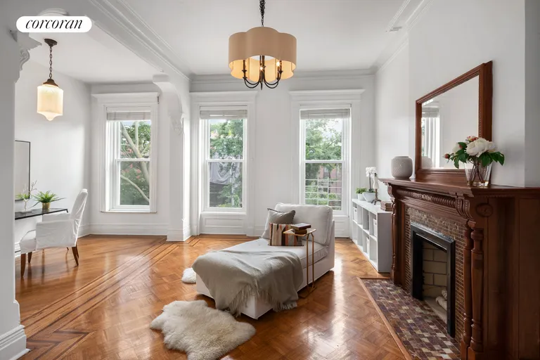 New York City Real Estate | View 158 Saint Johns Place | Reading room off the master bedroom | View 13
