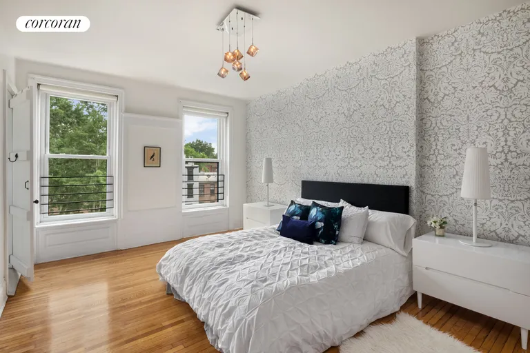 New York City Real Estate | View 158 Saint Johns Place | King sized bedroom with en suite bath | View 15