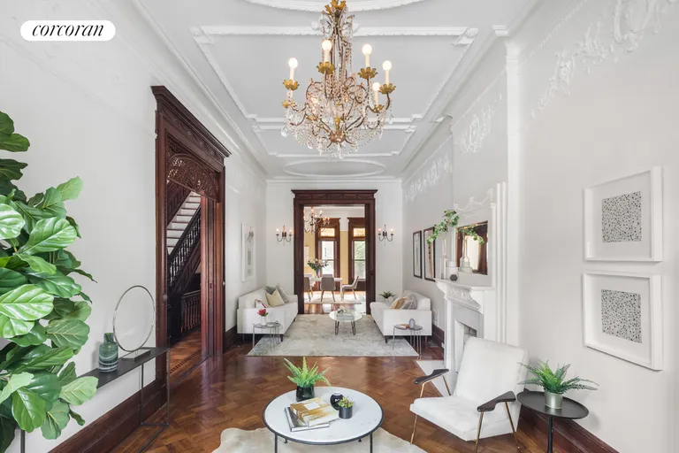 New York City Real Estate | View 158 Saint Johns Place | Light filled parlor | View 5