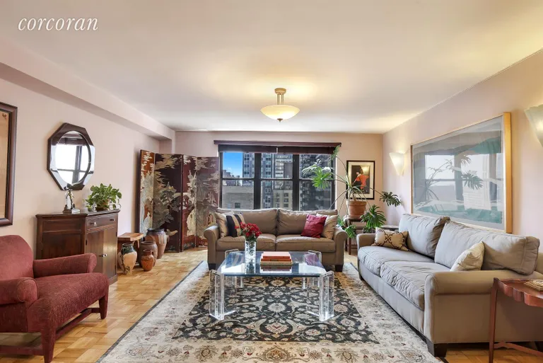 New York City Real Estate | View 301 East 48th Street, 18F | Living Room | View 3