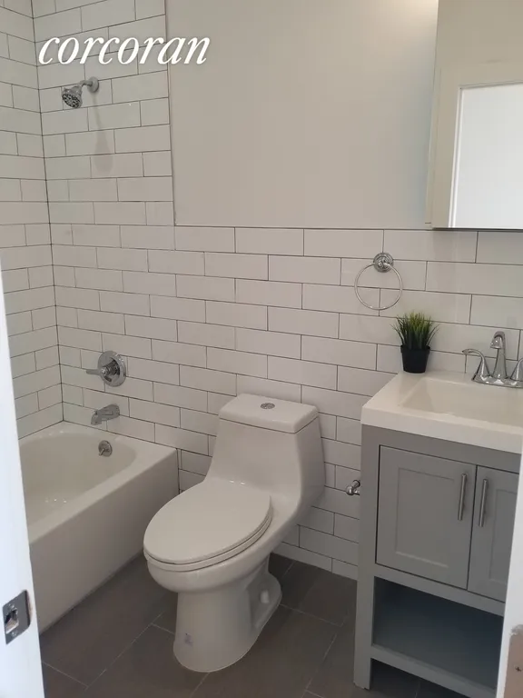 New York City Real Estate | View 582 Throop Avenue, 4B | Newly renovated bathroom | View 7