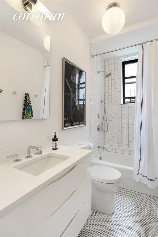 New York City Real Estate | View 175 Claremont Avenue, 52 | Windowed renovated bath | View 6