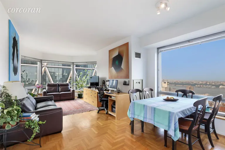 New York City Real Estate | View 301 West 57th Street, 45E | 1 Bed, 2 Baths | View 1