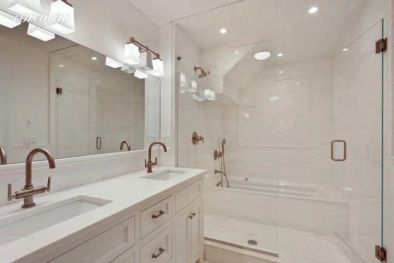 New York City Real Estate | View 105 8th Avenue, PH | Stunning Marble Bathroom | View 6