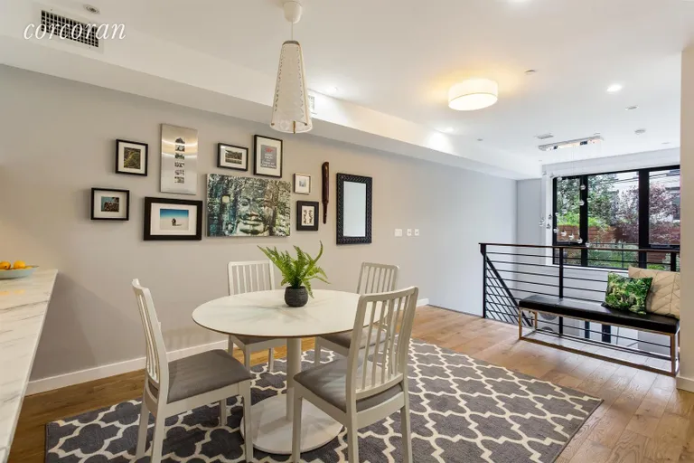 New York City Real Estate | View 315 12th Street, 1 | Dining/Living | View 2