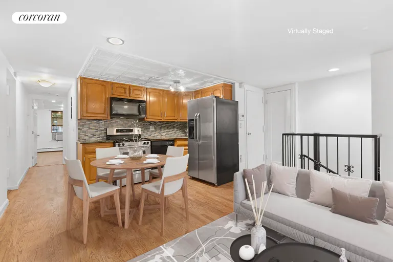 New York City Real Estate | View 586 Pacific Street, GB | Kitchen and dinning area | View 2