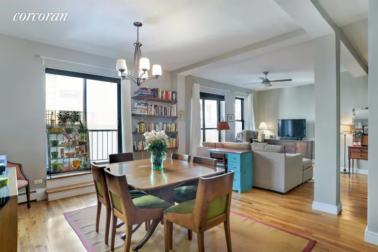 New York City Real Estate | View 115 Eastern Parkway, 3C | Living Room / Dining Room | View 8