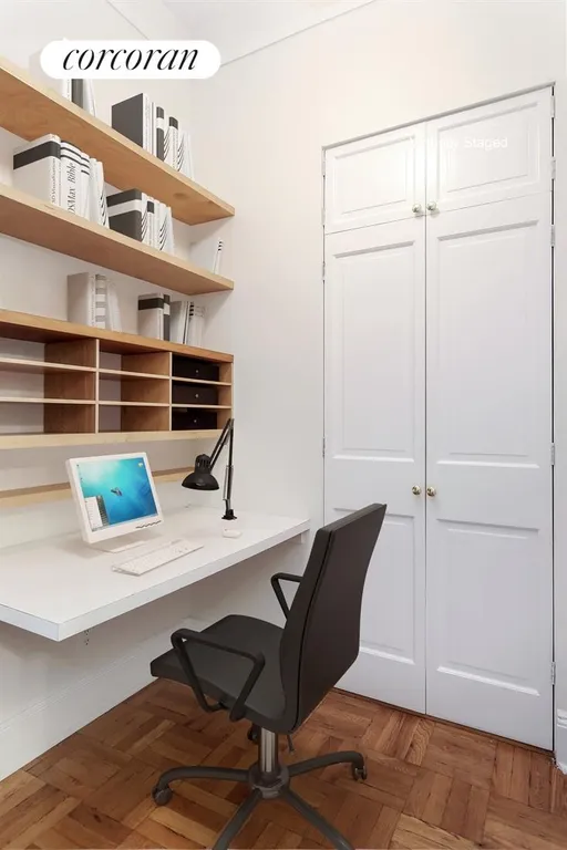 New York City Real Estate | View 134 West 81st Street, 2F | Cleverly designed home office with built-in desk | View 3
