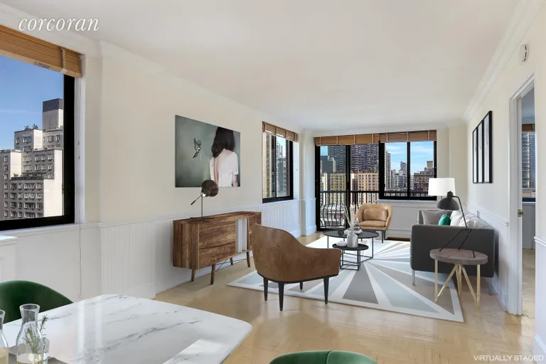 New York City Real Estate | View 343 East 74th Street, 15A | 2 Beds, 2 Baths | View 1