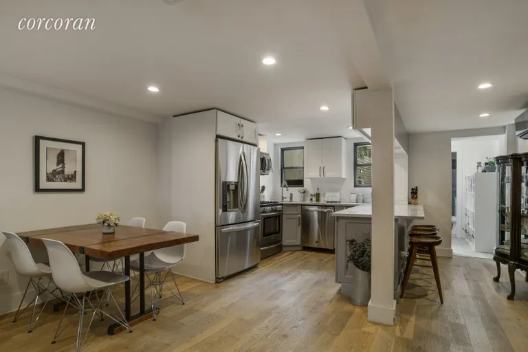 New York City Real Estate | View 300 15th Street | Newly renovated kitchen with large breakfast bar | View 2