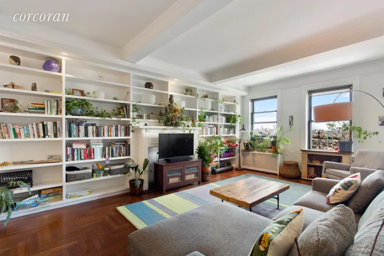 New York City Real Estate | View 135 Eastern Parkway, 12D | Living room - alternate angle | View 3
