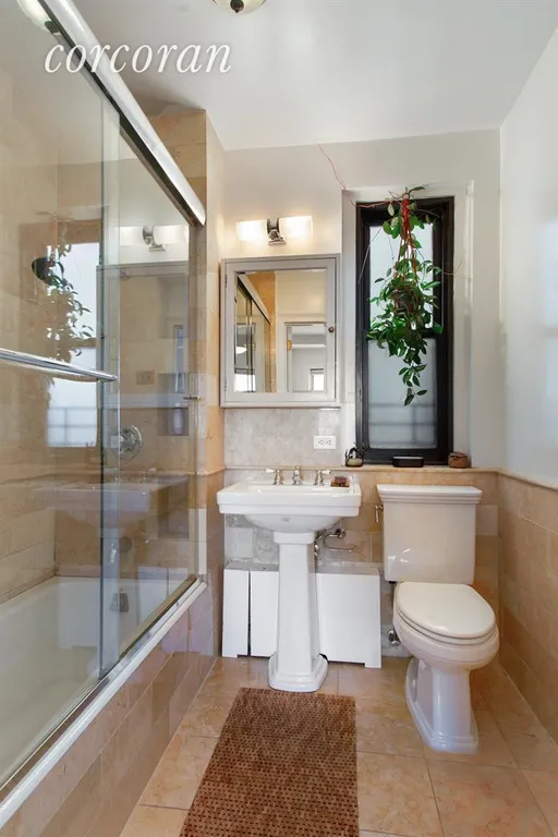New York City Real Estate | View 135 Eastern Parkway, 12D | Master bath | View 6
