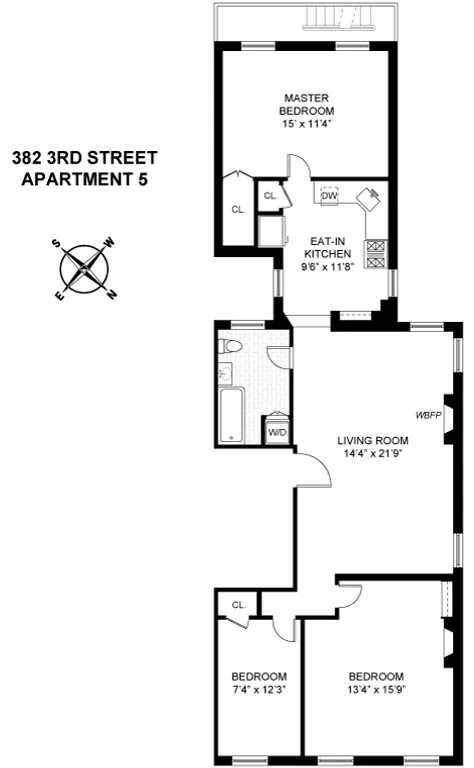 382 3rd Street, 5 | floorplan | View 8