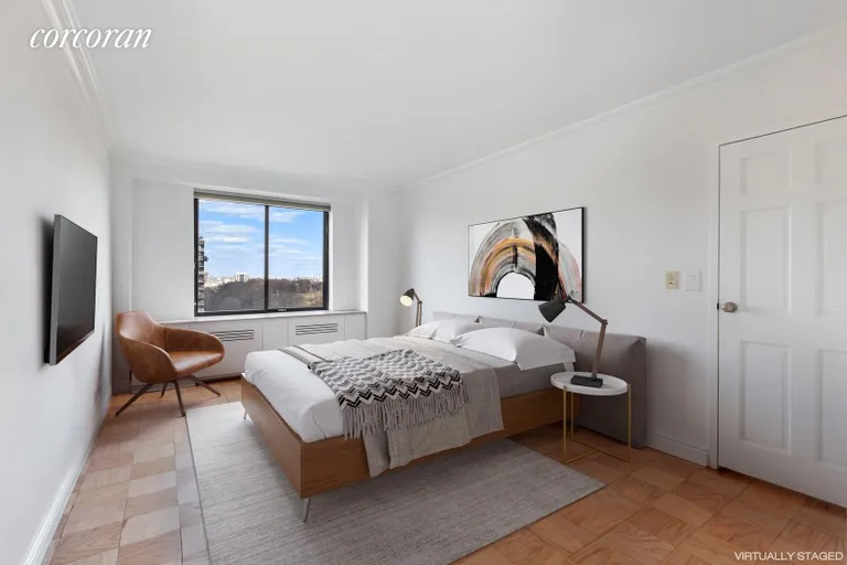New York City Real Estate | View 372 Central Park West, 15C | large master bedroom with en-suite bathroom | View 6