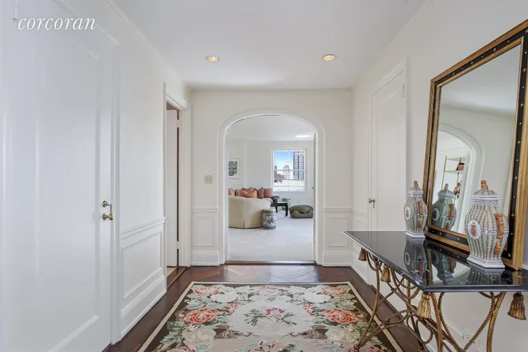 New York City Real Estate | View 35 East 76th Street, 1708 | Entry Foyer showing entry to living room | View 2