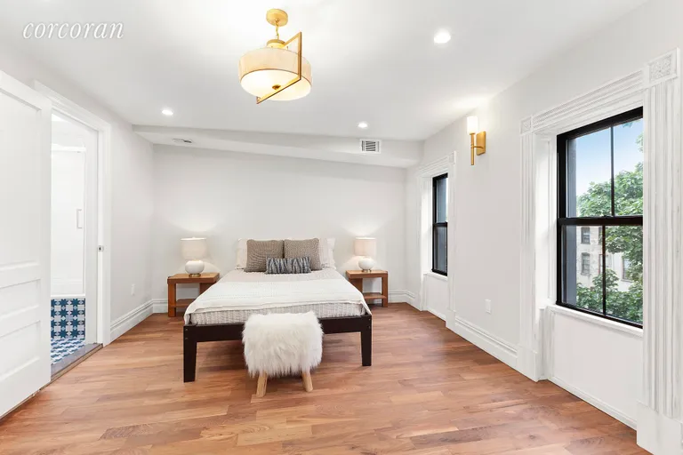New York City Real Estate | View 249 Macon Street | Penthouse bedroom with en suite bathroom! | View 7