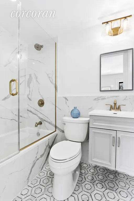 New York City Real Estate | View 249 Macon Street | Sleek, modern bathroom! | View 8