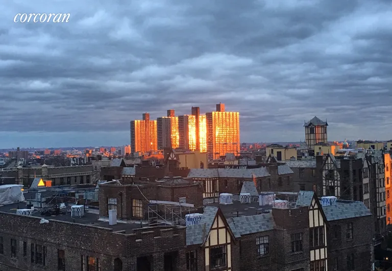 New York City Real Estate | View 200 Cabrini Boulevard, 116 |  View East at Dusk | View 13