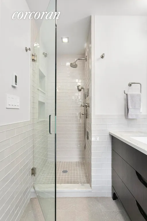 New York City Real Estate | View 65 Central Park West, 4D | Master Bathroom Shower | View 8