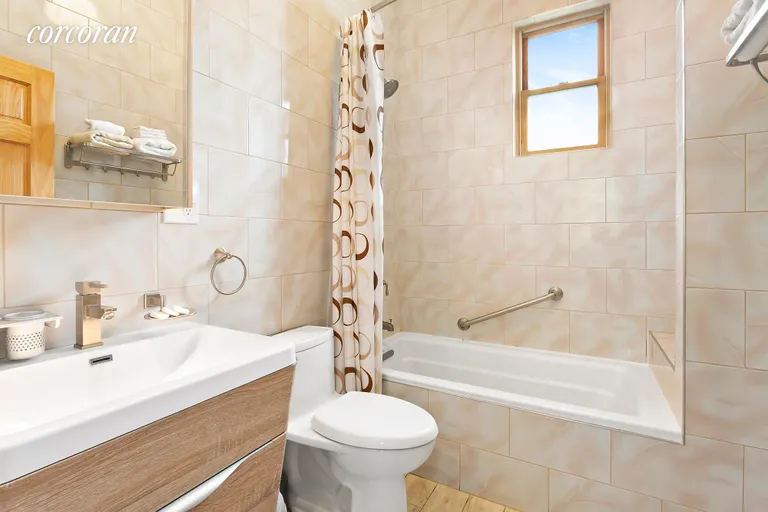 New York City Real Estate | View 205 Prospect Park SW, 2 | One of two sparkling bathrooms | View 5