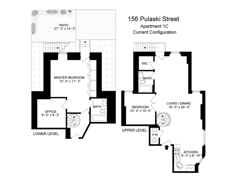 156 Pulaski Street, 1C | floorplan | View 8