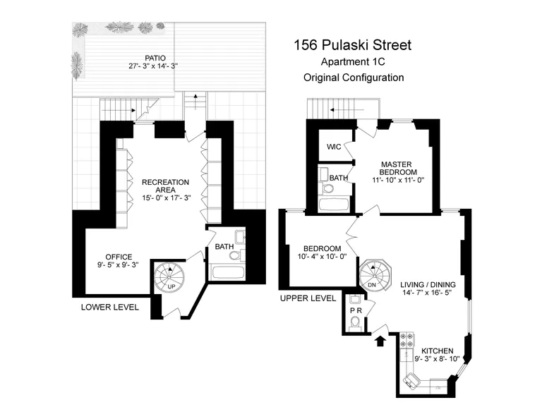156 Pulaski Street, 1C | floorplan | View 9