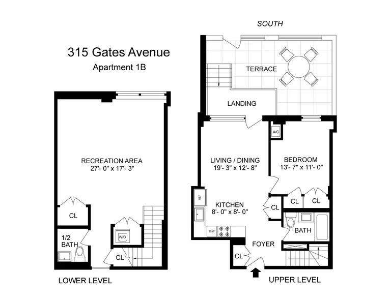 315 Gates Avenue, 1B | floorplan | View 10