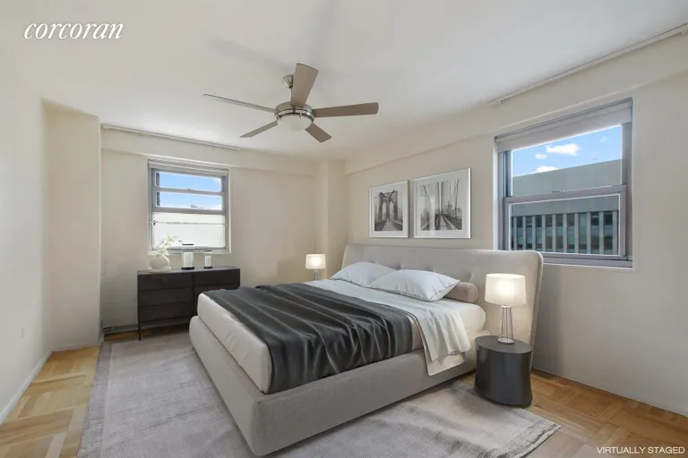 New York City Real Estate | View 215 Adams Street, 9H | Bedroom | View 3
