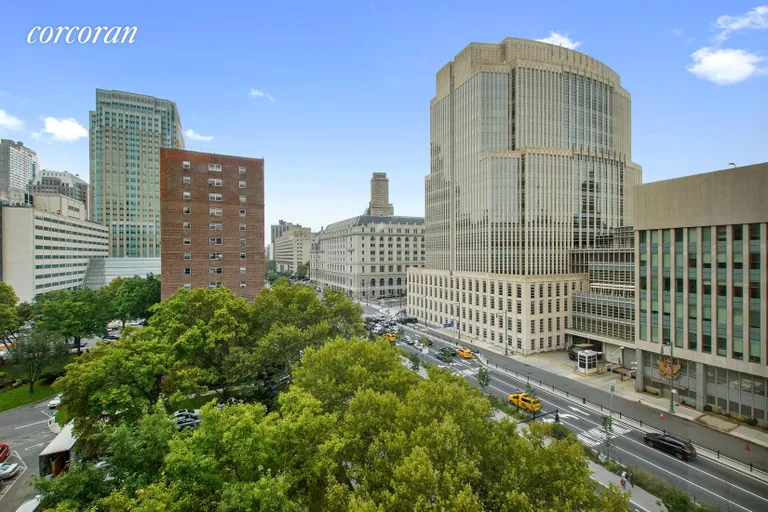 New York City Real Estate | View 215 Adams Street, 9H | View from bedroom | View 6
