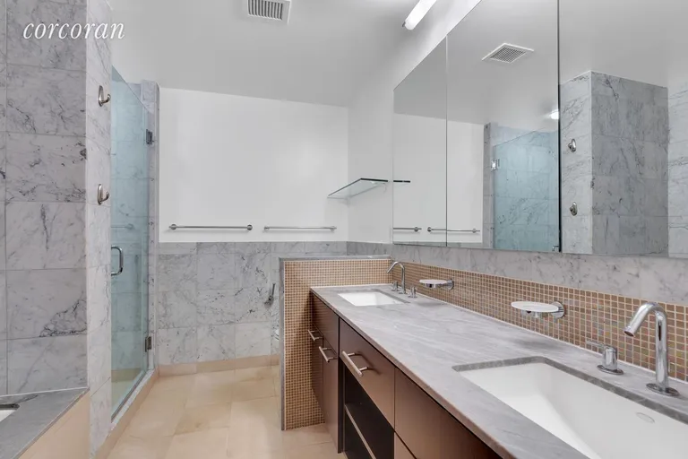 New York City Real Estate | View 261 West 28th Street, 2E | Master Bathroom  | View 7