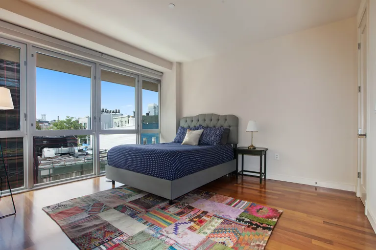 New York City Real Estate | View 125 North 10th Street, S4E | Master Bedroom with open sky views | View 3