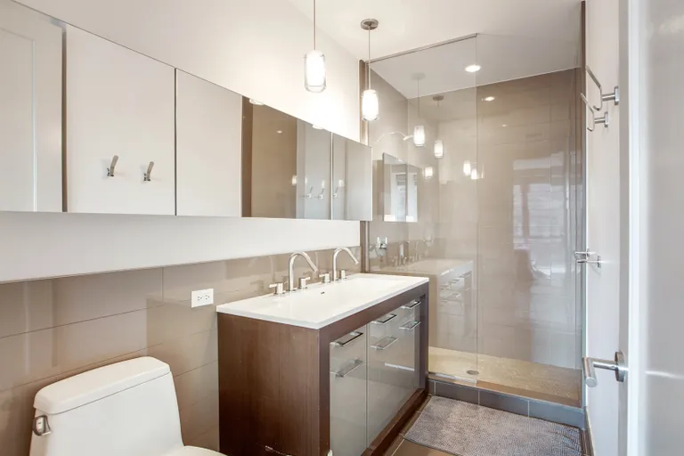 New York City Real Estate | View 125 North 10th Street, S4E | Master Bath en suite with stall shower | View 4