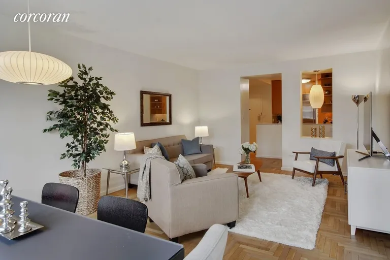 New York City Real Estate | View 200 East End Avenue, 6L | Living/Dining Area | View 2