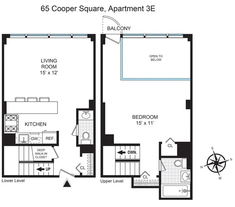 65 Cooper Square, 3E | floorplan | View 10