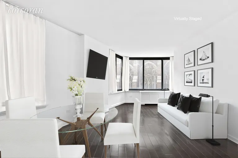 New York City Real Estate | View 155 West 70th Street, 7G | Serene Views Overlooking a Beautiful Church Facade | View 2