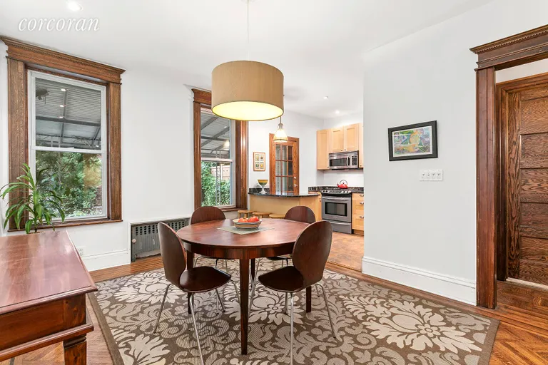 New York City Real Estate | View 572 Prospect Avenue | Spacious dining area off open kitchen | View 4