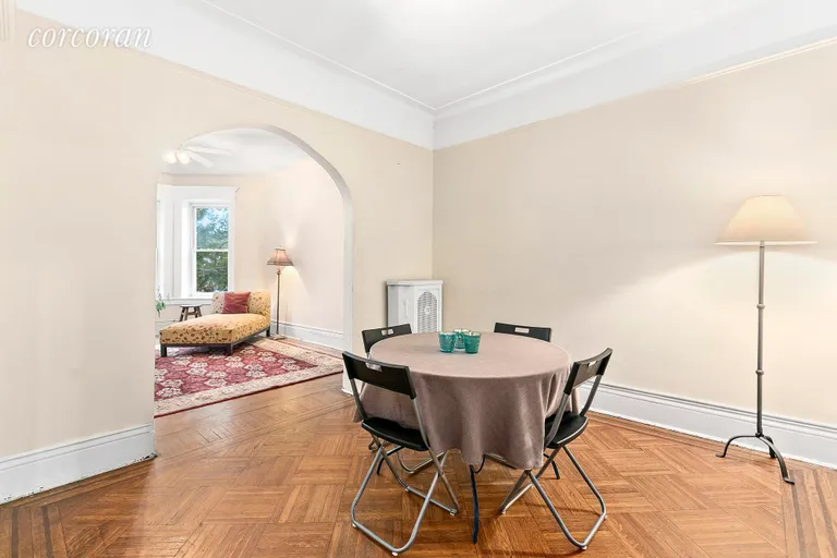 New York City Real Estate | View 572 Prospect Avenue | Graceful archways and parquet floors  | View 10