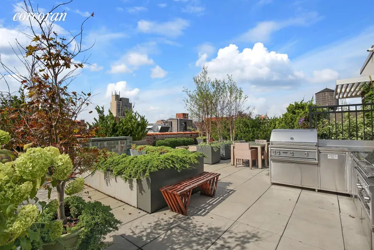 New York City Real Estate | View 140 West 22Nd Street, 2E | Condo's Roof Deck including 2 Gas grills | View 7